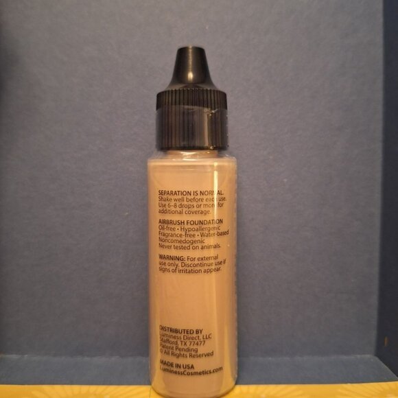 Luminess Airbrush Foundation Advanced Shade 010 Silk 4 in 1 Drops 0.50fl oz USA - Picture 2 of 4